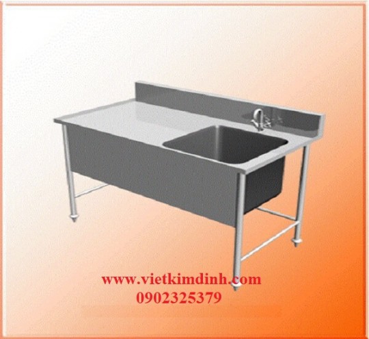 Bàn chậu rửa đơn lệch phải